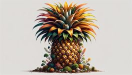 ananas boom of struik