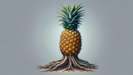 groeit een ananas aan een boom