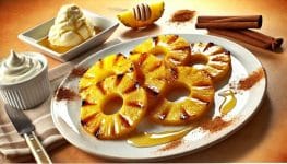 Geroosterde Ananas met Honing en Kaneel